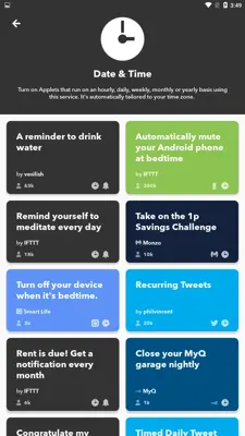 IFTTT android App screenshot 10